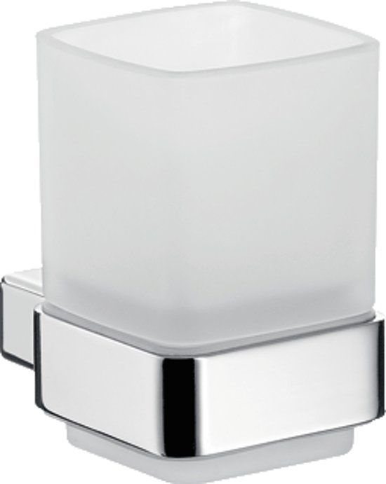 Emco Loft Glashouder H16xB7xD11.3cm Aluminium Chroom 052000100