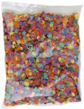 Merkloos / Sans marque Faram B.V.B.A. Confetti snippers van papier - multi kleuren - 200 gram zak - feestartikelen
