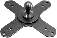 Arkon VESA-compatibele VESA 75/VESA 100 naar 20 mm kogelbeugeladapter, zwart