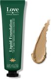 Love Ethical Beauty Natural Liquid Foundation SPF30 Perzik 30ml