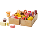 LUPILU Magasin de jouets en bois (Caisses avec des produits alimentaires)