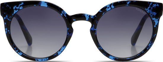 KOMONO Lulu Midnight Tortoise Zonnebril - Grijs - Unisex - Cat Eye - Acetaat - 2023