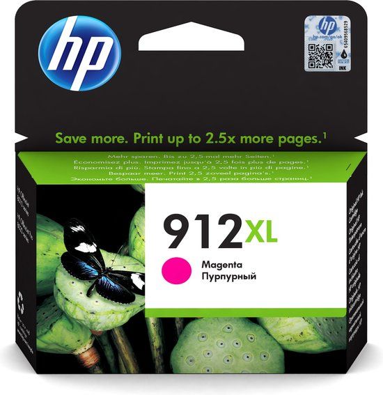 HP 912 XL Magenta Ink Cartridge - High Capacity