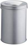 Durable Waste basket Safe round 30 liter grijs