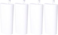 Gondol Plastics Gondol Radiatorbak luchtbevochtiger - 8x - waterverdamper - wit - kunststof - 22 x 9 cm