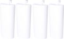 Gondol Plastics Gondol Radiatorbak luchtbevochtiger - 8x - waterverdamper - wit - kunststof - 22 x 9 cm