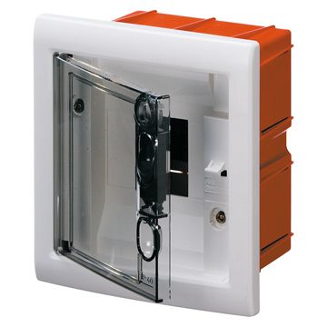 Gewiss GW40602 Elektriciteitsdoos - Wit/Oranje - IP40