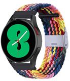 By Qubix Qubix - Braided nylon bandje - Multicolor Summer - Geschikt voor Xiaomi Redmi Watch 5 Active / Redmi Watch 5 Lite