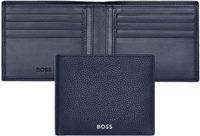 HUGO BOSS Leren Kaarthoes Classic Grained Card Case Dark Blue