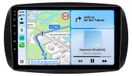 Smart 453 Fortwo Forfour 2016-2019 128Go Android Radio DAB+ Carplay Android Auto Navi GPS 4G LTE Bluetooth