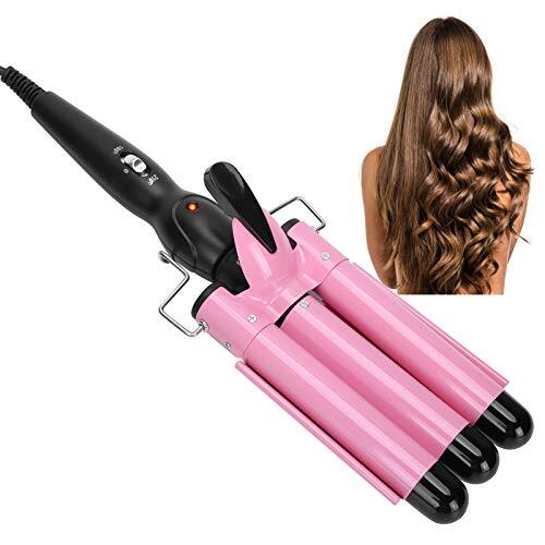 Cuque Juli Hair Waver Styling Tool Krultang vochtig en droog haar voor datum, kapsels (roze, transparant)