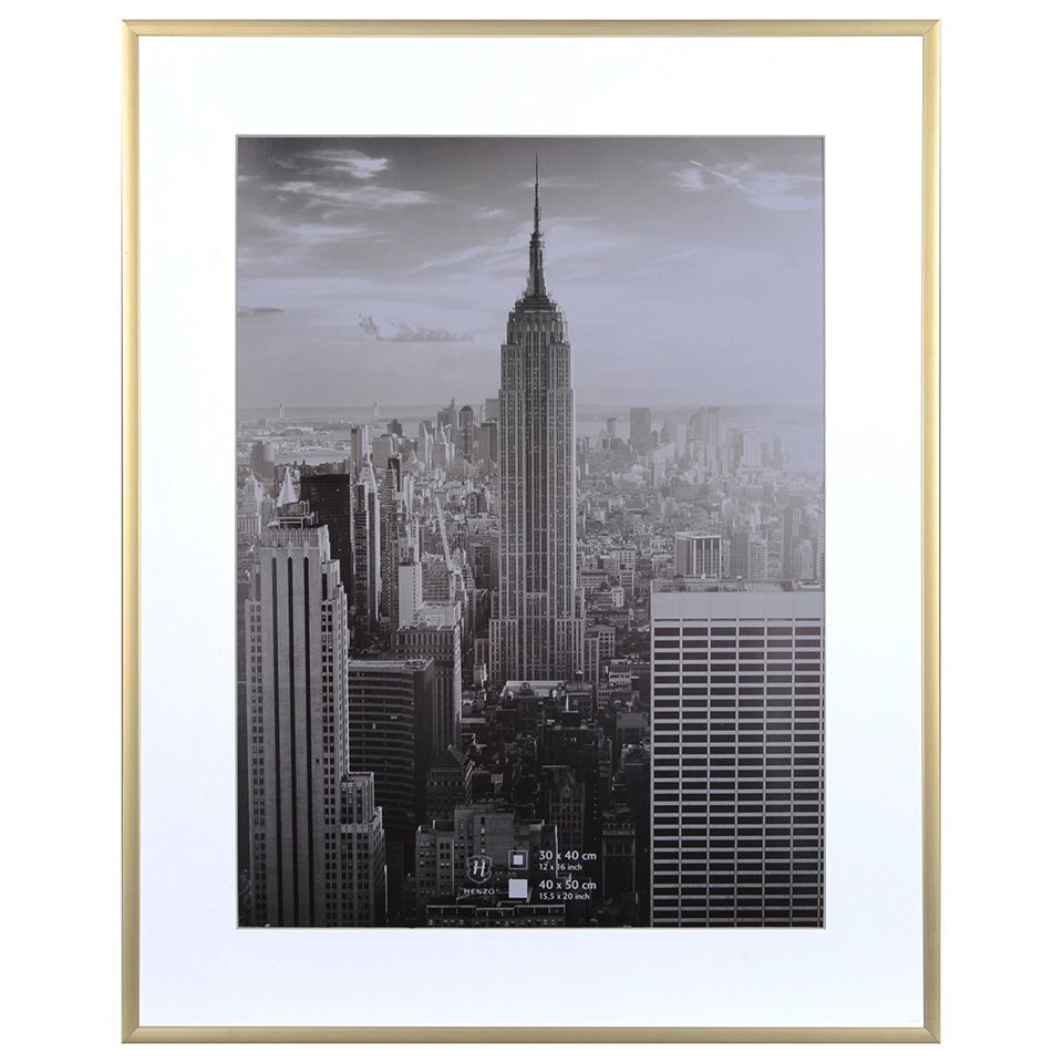 Henzo fotolijst Manhattan - 40 x 50 cm - goudkleurig