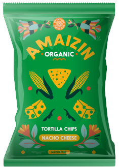 Corn chips organic nacho 150g