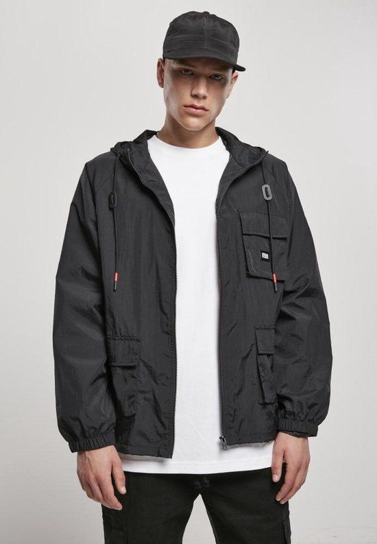 Urban Classics Commuter Parka Jacket Heren L Zwart