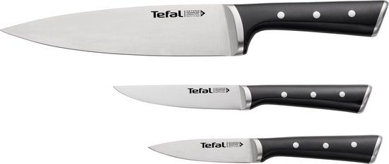 Tefal Ice Force Messenset 3-delig - Schilmes + Chefmes + Groente/fruitmes