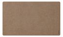 RHODIA 194313C - Soepele Bureaumat Taupe - Maat L (90 x 43 cm) - Italiaans Imitatieleer - Oranje Zadelstiksel