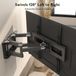 Merkloos Support TV Mural Noir 32-70 pouces
