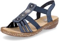 Rieker Dames Sandalen Blauw Maat 36