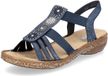 Rieker Dames Sandalen Blauw Maat 36