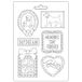 Stamperia - Zachte Mould - Dagdroom Frame en Citaten