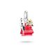 Thomas Sabo x PEANUTS Charm hanger Snoopy met Woodstock hondenhok