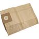 vhbw 10 sacs aspirateur, compatible avec Nilfisk Saltix – 27 cm x 27 cm, marron
