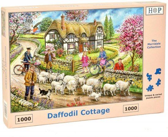 House Of Puzzles Daffodil Cottage Puzzel 1000 stukjes