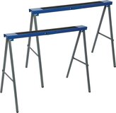 Silverline Metalen Schragen - 2 stuks - 125 kg - Opvouwbaar