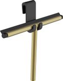Wiesbaden Alonzo raamwisser met flexibele glashaak geborsteld messing