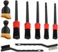 Sans marque Jeu de brosses de detailing automobile - Brosses ultra-douces - Pour le nettoyage intérieur et extérieur de voiture - 9 pièces