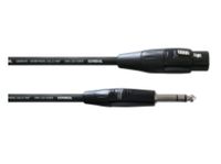 Cordial CIM 1.5 FV audio kabel 1,5 m XLR (3-pin) Mannelijk naar 6.35mm Vrouwelijk Zwart