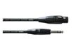 Cordial CIM 1.5 FV audio kabel 1,5 m XLR (3-pin) Mannelijk naar 6.35mm Vrouwelijk Zwart