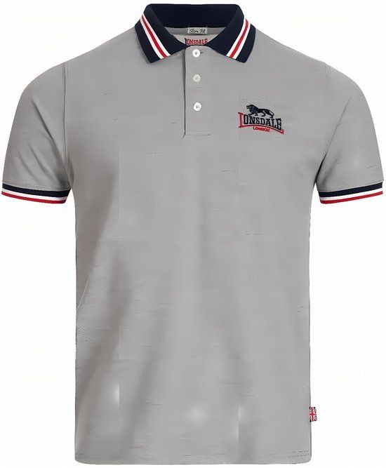 Lonsdale London OCCUMSTER Heren Poloshirt - grijs - S