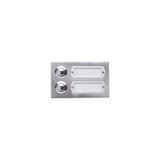 Grothe ETA 502 GA etageplaat, aluminium gietwerk, 2 beldrukkers, 55532