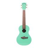 Kala MK-CS/GRN Shark Concert Ukulele Surf Green c/bag