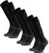 DANISH ENDURANCE Merinowollen Kniehoge Wandelsokken met Demping & - Unisex - 3 Paar - 43-47