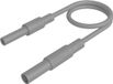 SKS Hirschmann MAL S GG-B 100/2,5 gr Câble de mesure de sécurité fiche de sécurité 4 mm douille de sécurité 4 mm 100 cm Noir 1 pièce