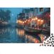 Puzzle Scène de nuit sur le canal de Venise, 1000 pièces