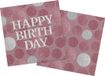 Folat Servetten Glossy Pink 20 stuks