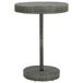 vidaXL Tuintafel 75,5x106 cm poly rattan grijs