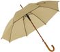 L-merch - Automatic Umbrella With Wooden Handle Boogie - Beige