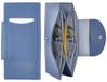 Portemonnee en kunstleer bleu avec 2 compartiments