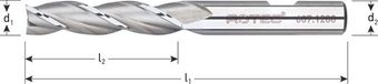 Rotec HSS-E universeelfrees, lang, ø7