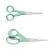 Fiskars Inspiration Scharenset, 2-delig, Universele scharen 21 cm en 17 cm | Gemaakt in Finland, Precisiegeslepen Roestvrijstalen messen, Vaatwasmachinebestendig, Mint, 1084006