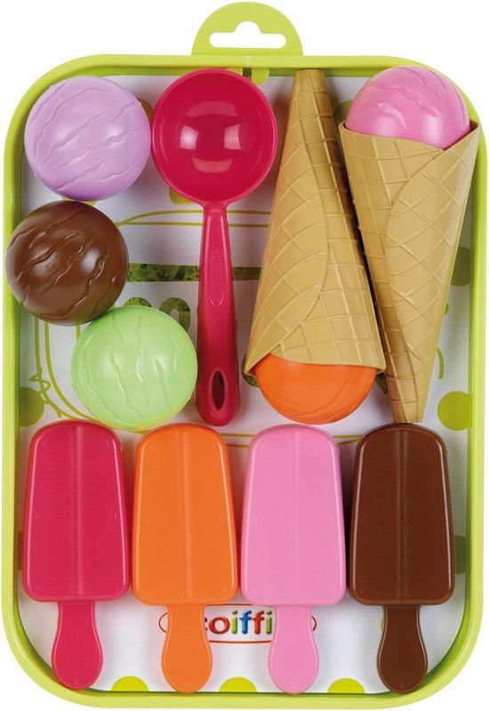 écoiffier 984 Dienblad Met Ijsjes - Multicolor - 12+ maanden