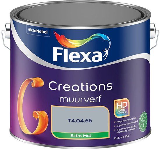 FLEXA Creations Muurverf - Extra Mat - Colorfutures 2019 - T4.04.66 - 2,5 liter