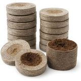 Jiffy Jiffy Pastilles de tourbe gonflantes 100 pièces pots de semis culture de jeunes plants germination boutures