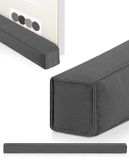 Beautissu Tochtstopper Deur 130 cm - Energiebesparende Koudeblokker Tochtstrip Voor Ramen & Deuren - Tochtrol Antraciet Stof Marin