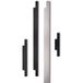 Poignée barre LINEAR en aluminium, brossé noir - 1197 mm