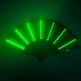 Merkloos Opvouwbare Ventilator - Handventilator met LED - Groen